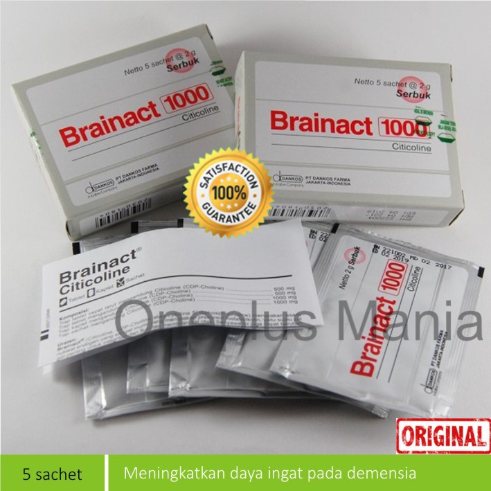 Jual BRAINACT 1000 SACHET SUPLEMEN FUNGSI OTAK | Shopee Indonesia