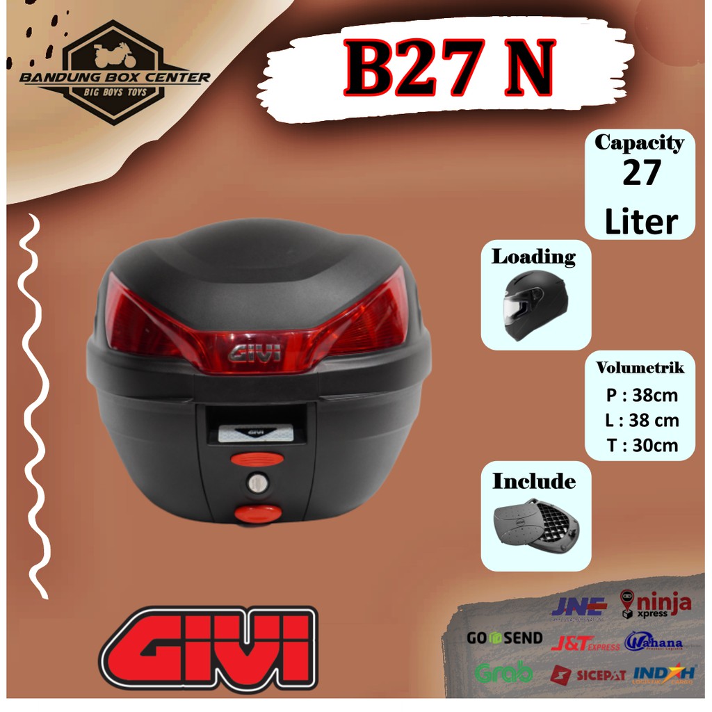 Jual Box Motor atau Box Touring Givi B27 Givi B 27 Liter | Shopee Indonesia