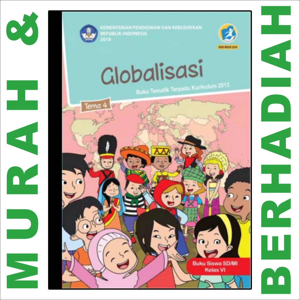Jual BUKU PAKET DIKBUD TEMATIK SD Kelas 6 BERKAH GOD TEMA 1 2 3 4 5 6 7 ...