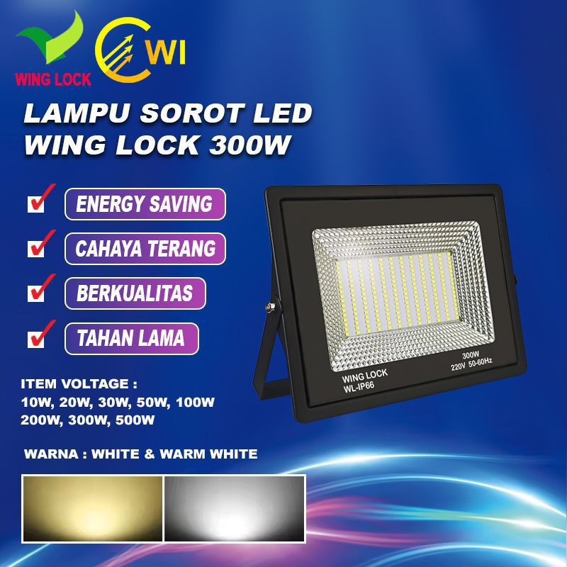 Jual WING LOCK Lampu Tembak 100w , 200w , 300w Sorot Taman Jalan ...