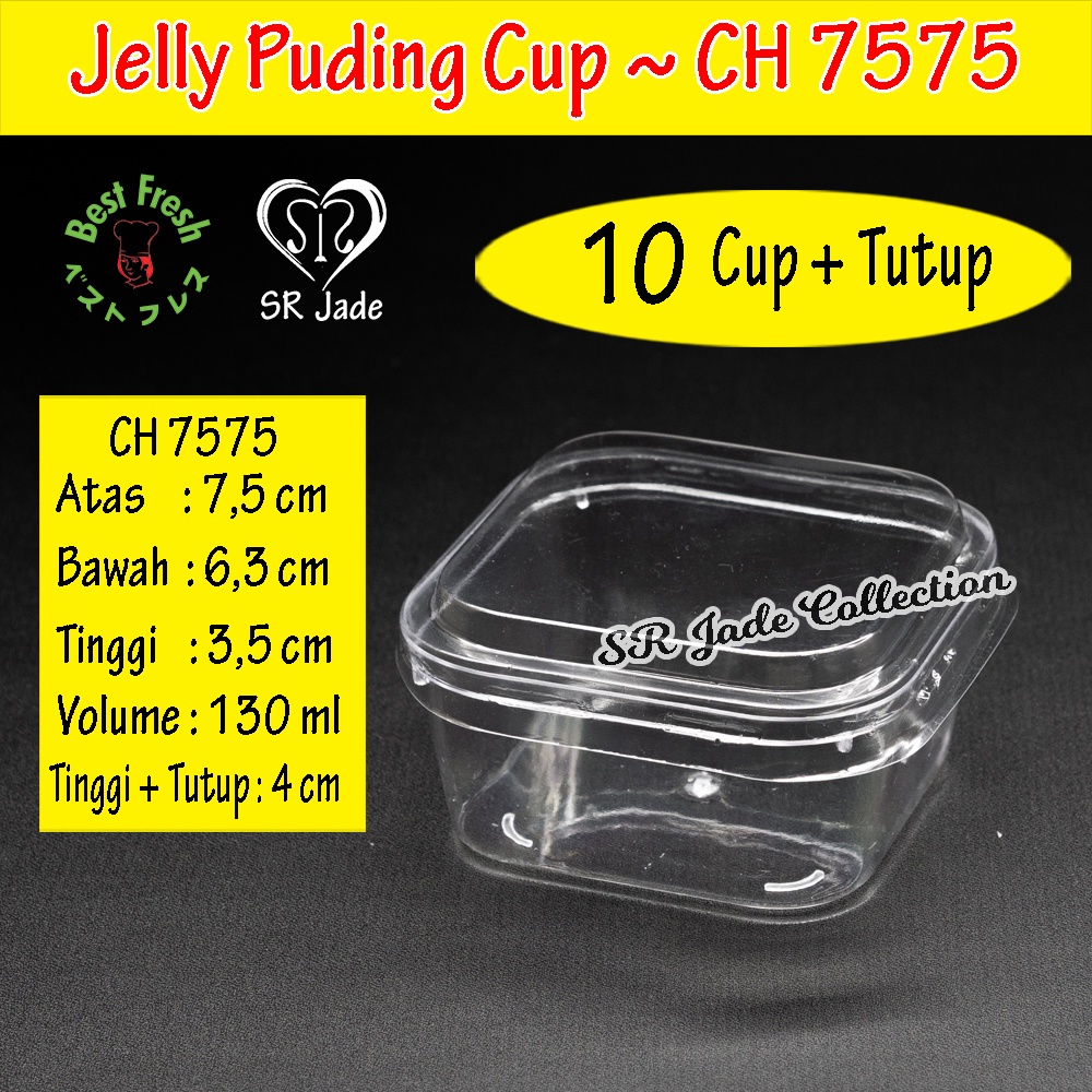 Jual Jelly Cup Tutup Gelas Cup Puding Cup CH 7575 CH 40 CH41 CH 24 CH 20 Ch 85 Kotak Bulat