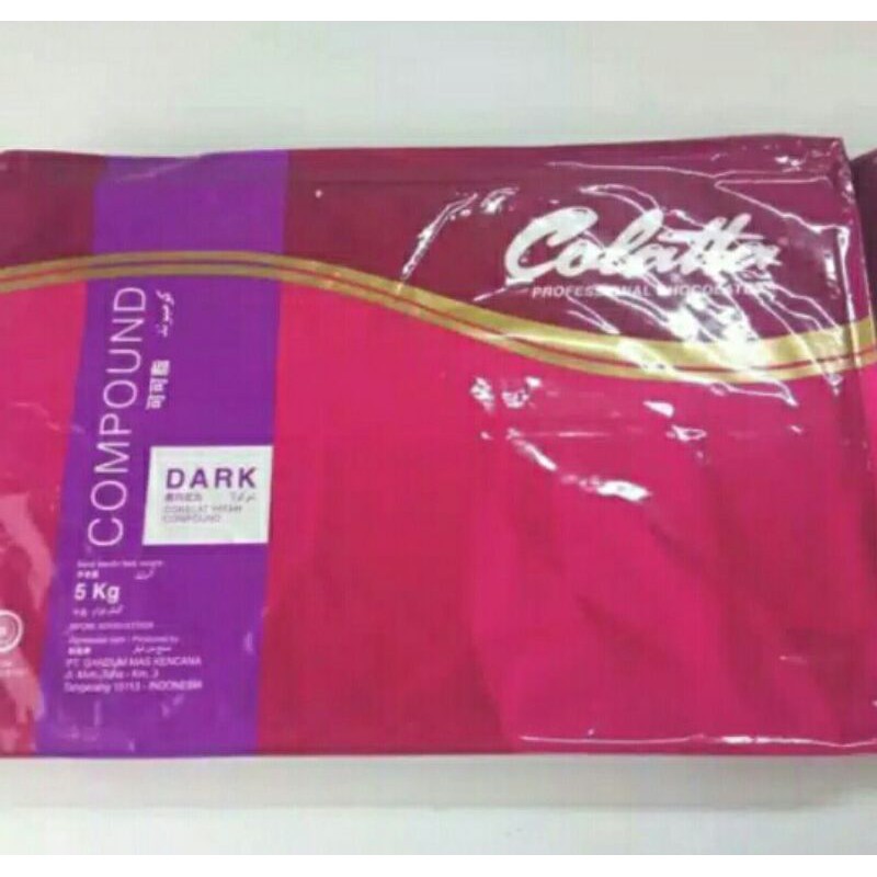 Jual COKLAT DARK COLATTA COMPOUND 5KG | Shopee Indonesia
