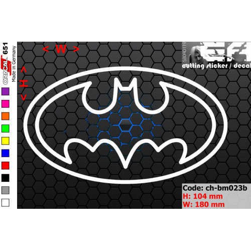 Jual ea cutting sticker / decal Code: ch-bm023b ( batman ) | Shopee ...