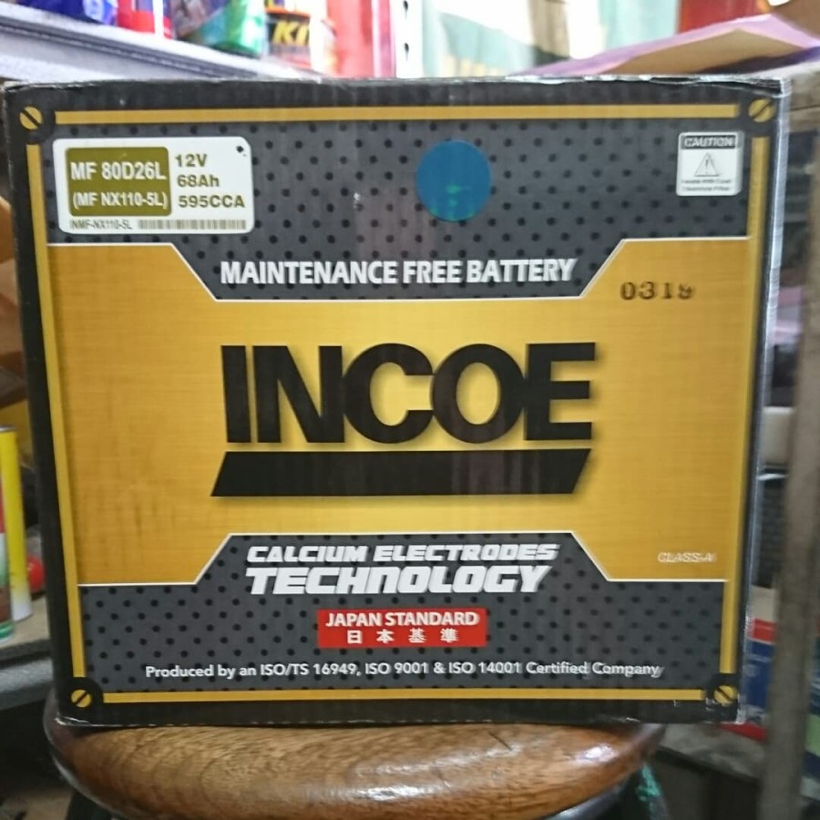 Jual INCOE MF 80D26L NX110-5L aki kering mobil KIA Carnival Carens
