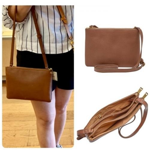 tas FOSSIL sadie crossbody bag brown leather