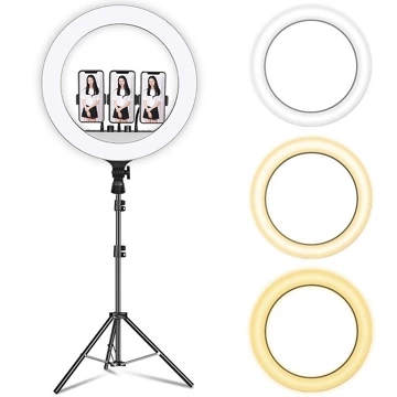 Ring Light 46cm Light Stand Tripod 2.1 Meter Make Up Live Streaming Ringlight Jumbo