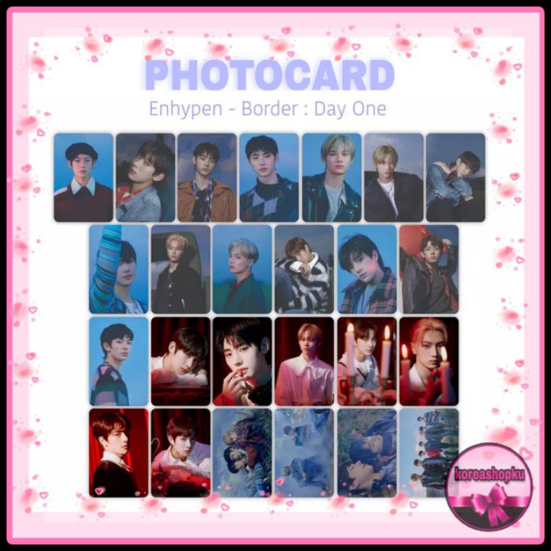 Jual PHOTOCARD ENHYPEN BORDER : DAY ONE KPOP | Shopee Indonesia