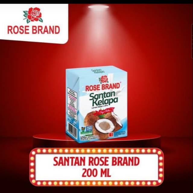 Jual Rose Brand Santan Kelapa 200 Ml 1 Dos Isi 24 Pc X 200 Ml