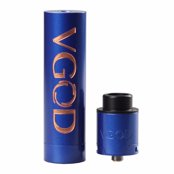 Jual VGOD Mechanical Mod Kit RDA FULL BLUE Clone | Shopee Indonesia