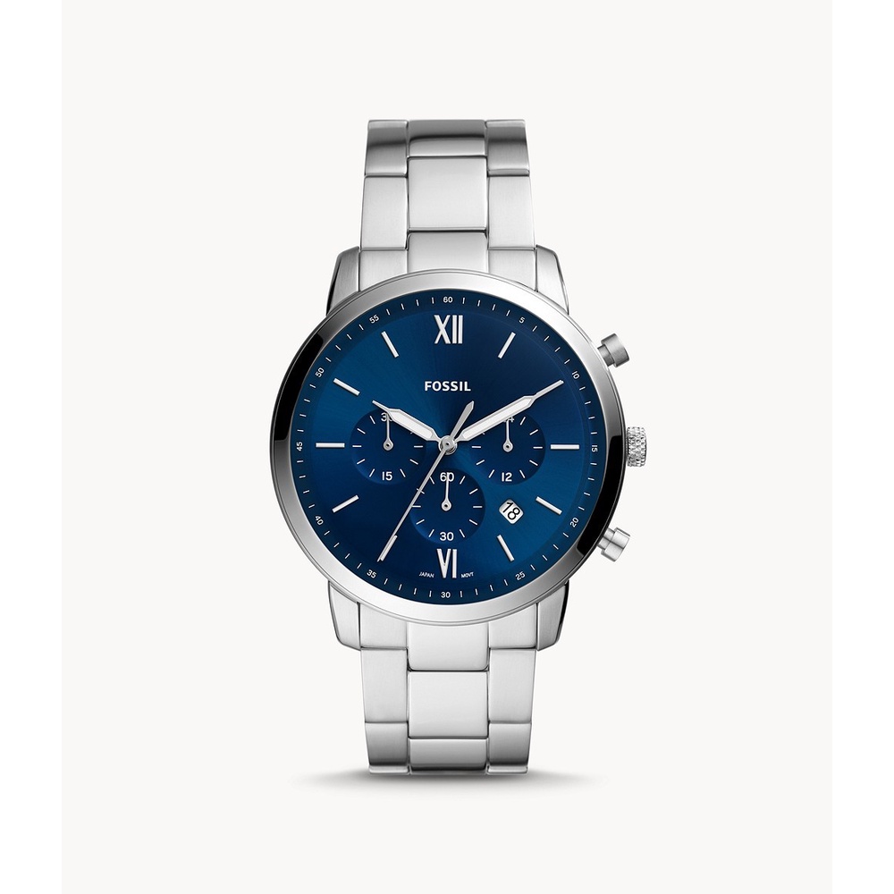 Jual Fossil Neutra Chronograph Stainless Steel Jam Tangan Pria - FS5792 ...