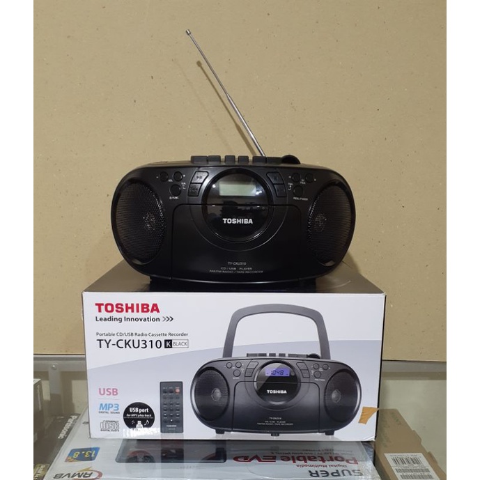 Jual Portable CD USB Radio cassete Recorder Toshiba TYCKU310 Shopee