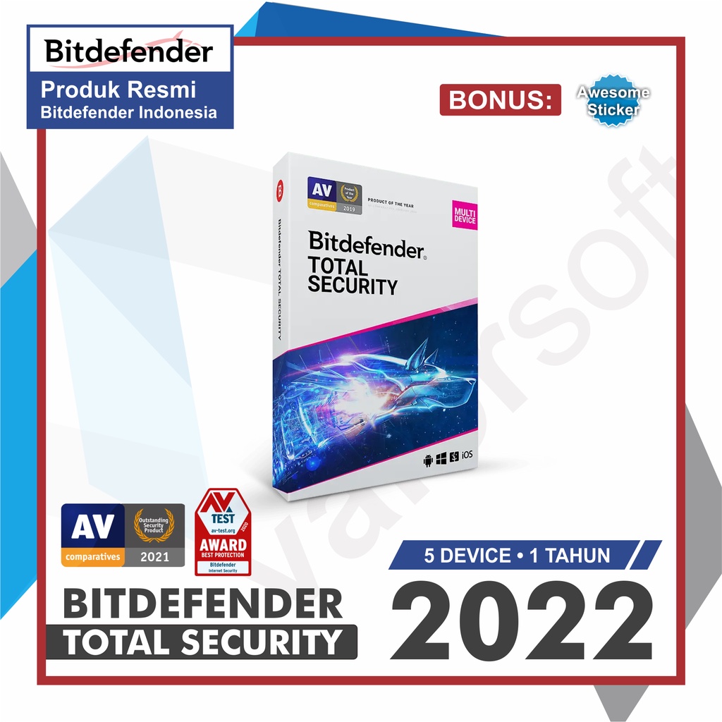 Jual Lisensi Key Bitdefender Total Security ORIGINAL - RESMI | Shopee ...