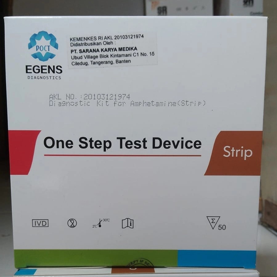 Jual Alat Test Urine Drug test AMP Strip Diagnostic Kit For Amphetamine