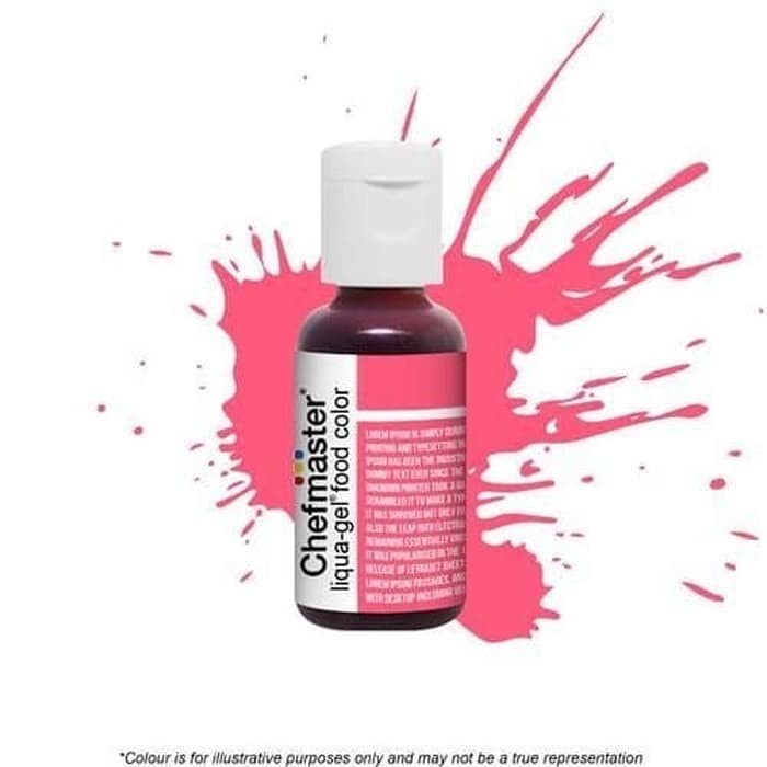 Jual Deep Pink Chefmaster Liqua-Gel Food Coloring 20 ml | Shopee Indonesia
