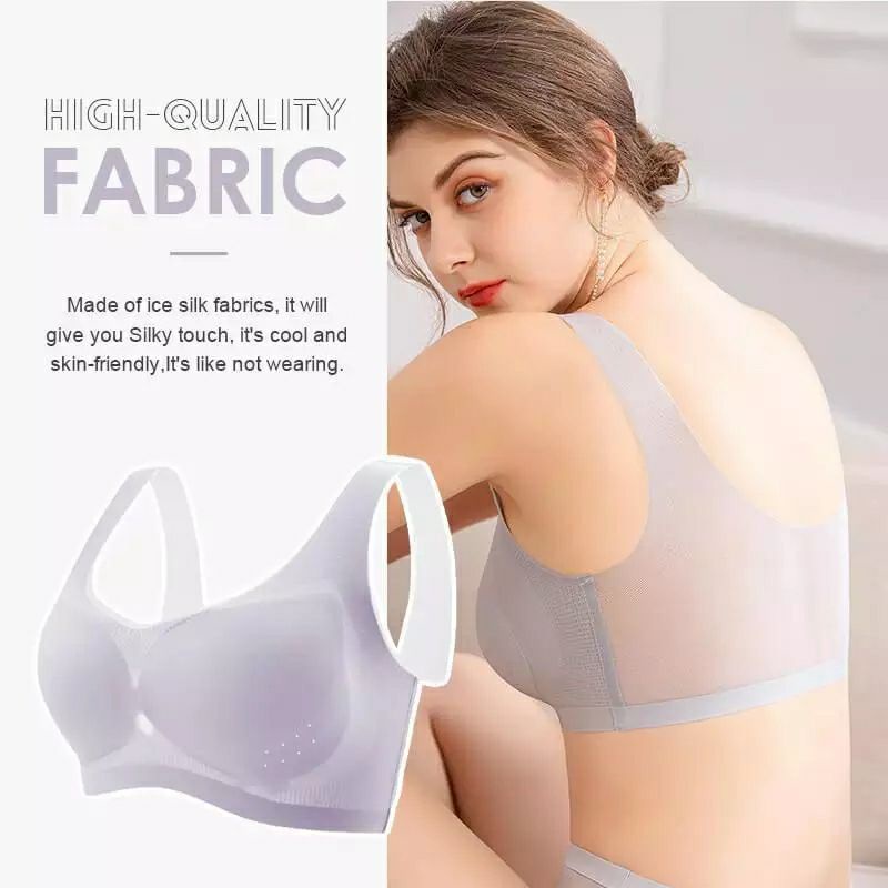 Jual Ultra Thin Seamless Bra Tanpa Kawat - Icesilk Bra Vest Underwear  Wireless Korea