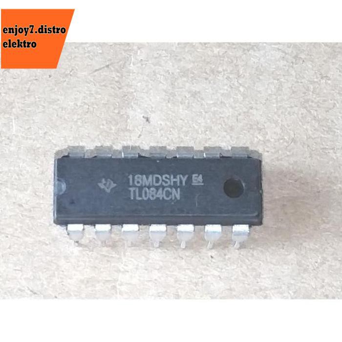 Jual Ic Tl084N Op Amp Quad Jfet Dip14P Texas Instruments Bishele88 ...