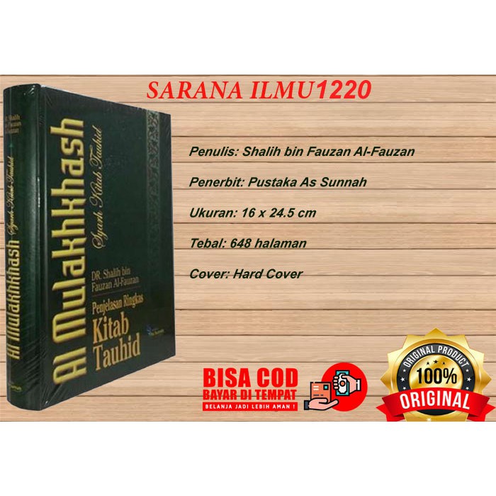 Jual Al Mulakhkhash | As Sunnah | Syarah Kitab Tauhid | Penjelasan ...