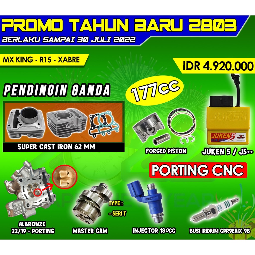 Jual BRT 2803 - BLOK + PISTON + JUKEN + HEAD + CAM + INJECTOR + BUSI ...