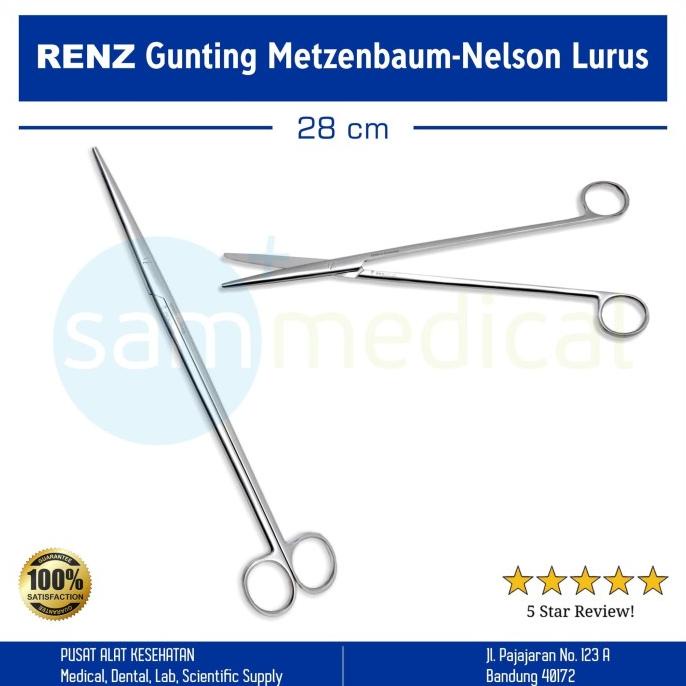 Jual Renz Gunting Metzenbaum - Nelson Lurus 28cm MURAH | Shopee Indonesia