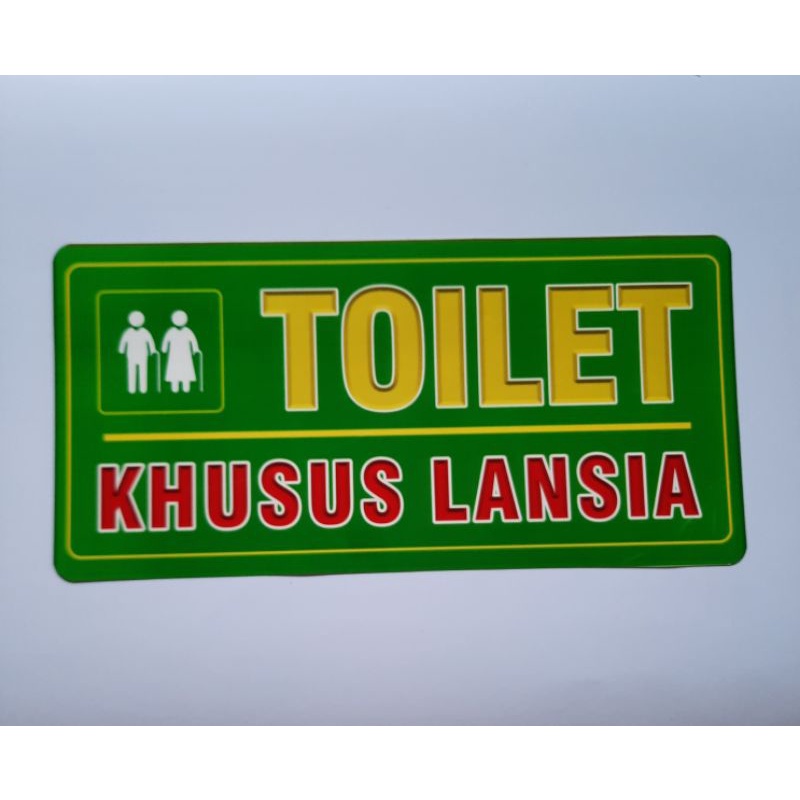 Jual Stiker Toilet Lansia | Stiker Toilet Khusus Lansia | Stiker Kamar