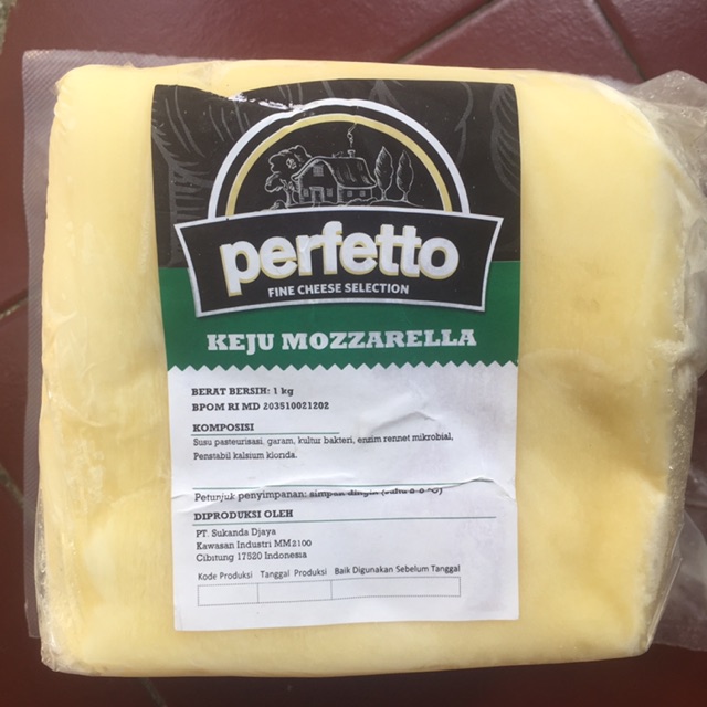 Jual Mozzarella Perfetto 1KG Shopee Indonesia