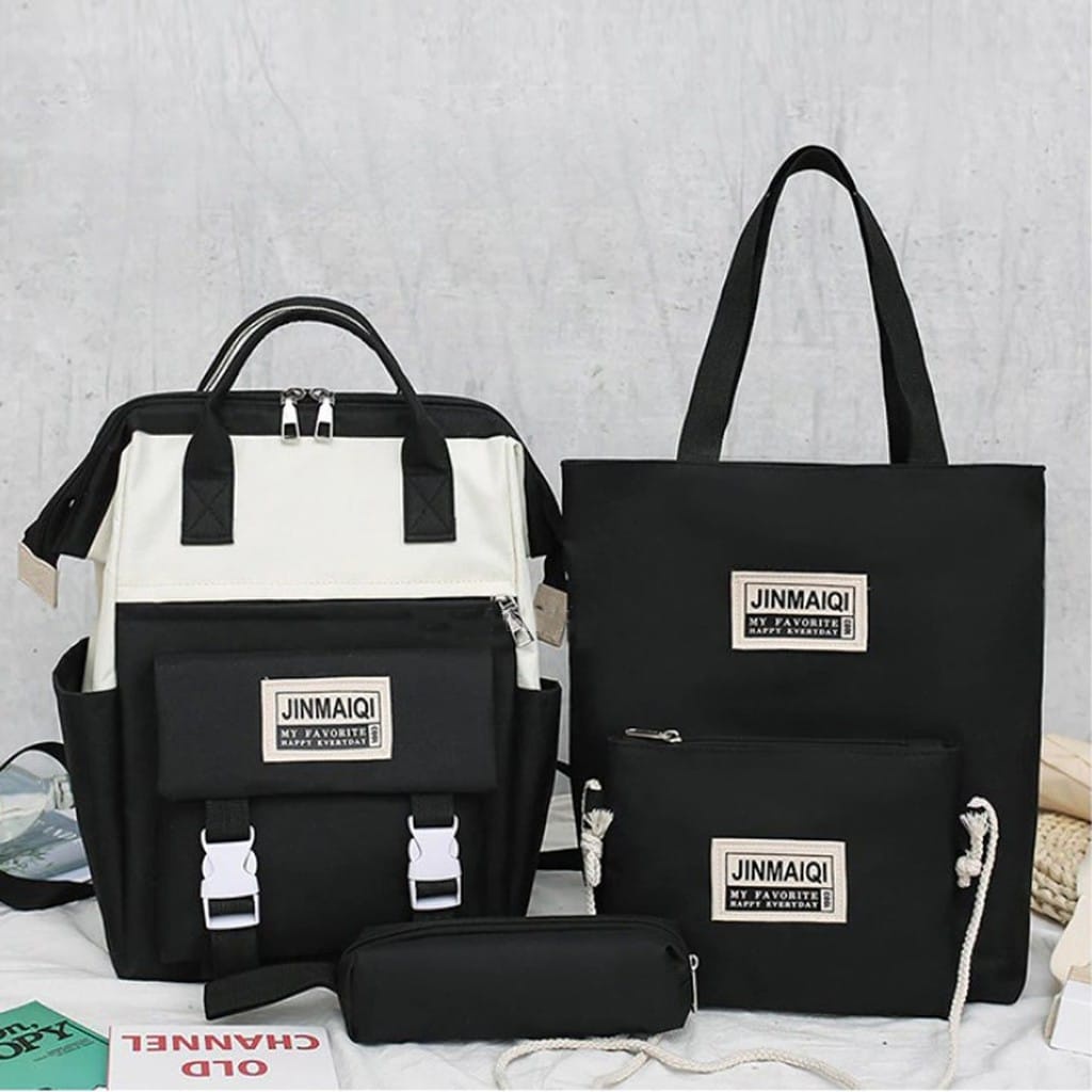 Jual Tas Ransel 4 in 1 Limited Edition Tas Sekolah Backpack Wanita Tas