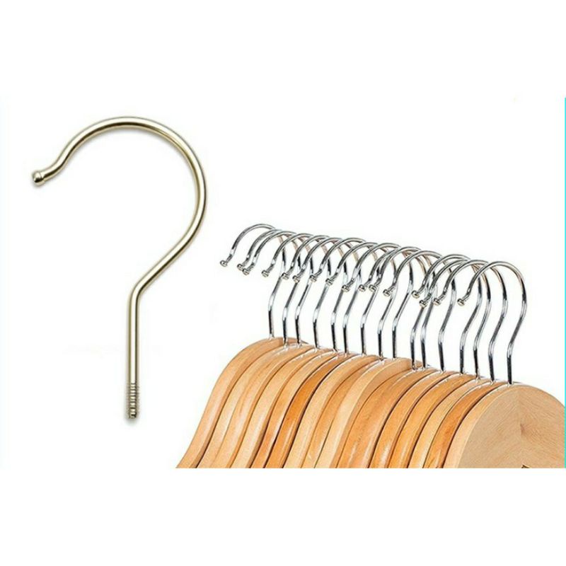 Jual Hanger Kayu Natural Tanpa Palang Dewasa Bisa Cod Shopee