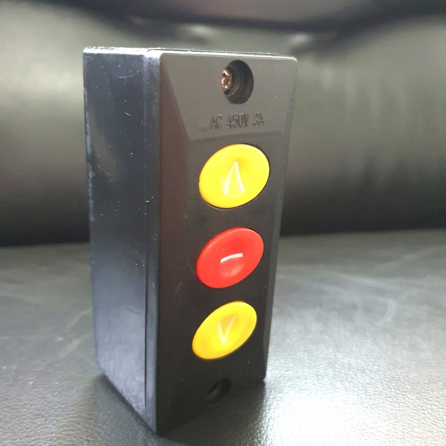 Jual Push Button Exit Otomasi 3 Tombol Untuk Rolling Door, Lift, Pintu ...