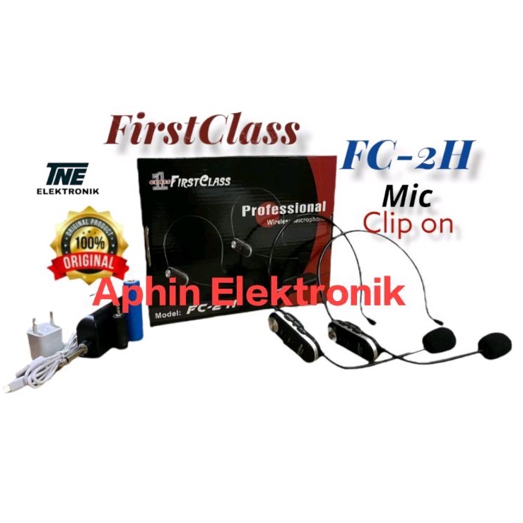 Jual Mic Clip On FIRSTCLASS FC-2H MIC Headset H2 Original | Shopee ...