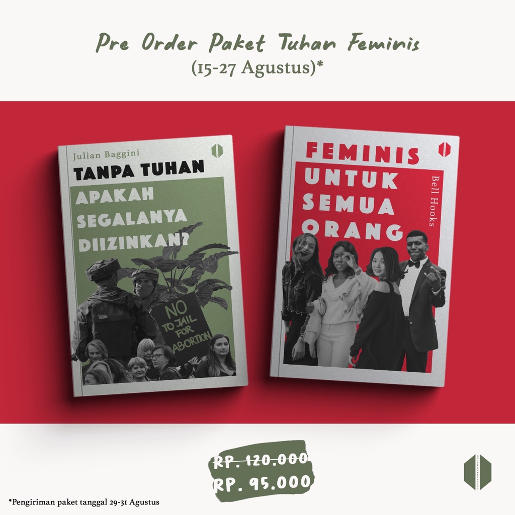 Jual PAKET BUKU TANPA TUHAN APAKAH SEGALANYA DIIZINKAN & FEMINIS UNTUK ...