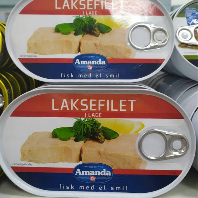 Jual Amanda salmon fillet in brine 190gr | Shopee Indonesia