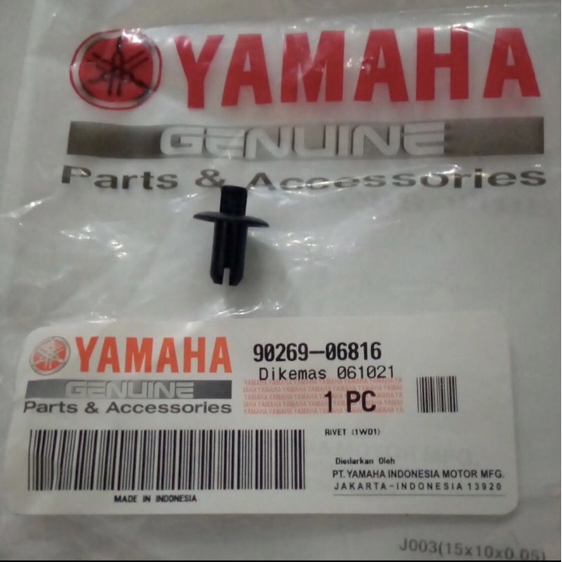 Jual Baut Klip Body Rivet Plastik Yamaha Nmax Aerox Lexi R25 ORIGINAL ...