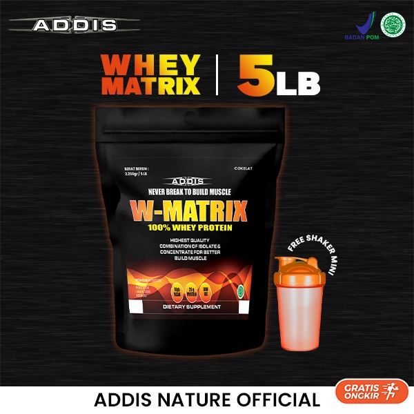 Jual ADDIS WHEY PROTEIN 5 LBS BPOM HALAL MUI BXN EVOWHEY, FREE SHAKER ...