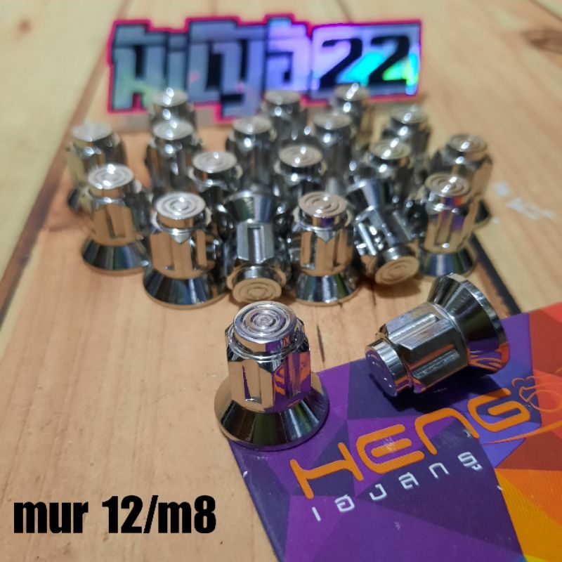Jual mur head 12 probolt m8 stainless model spiral original HENG ...
