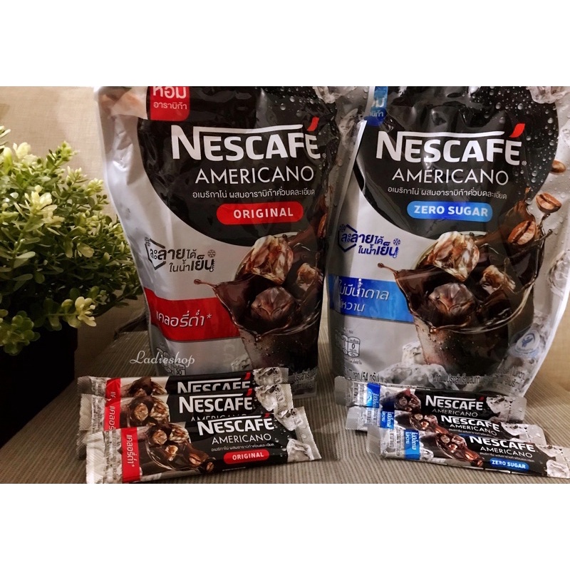 Jual NESCAFE Thailand Nescafe Americano Original & Zero Sugar (Eceran