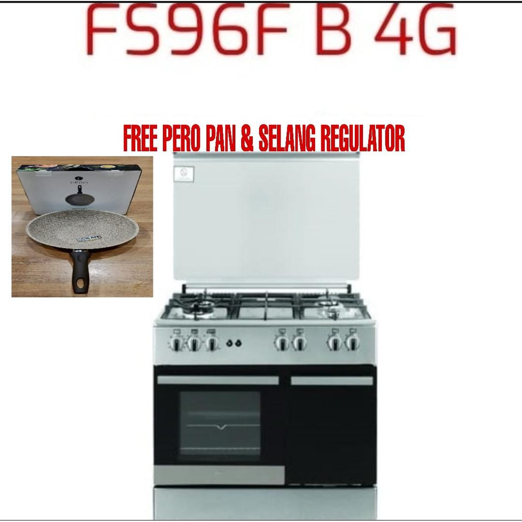 Jual TEKA FREESTANDING GAS COOKER 4 TUNGKU FS96F B 4G Shopee Indonesia