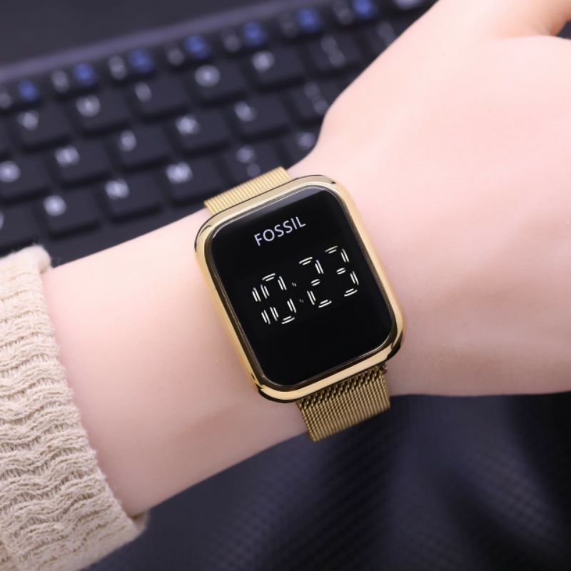 Jual best seller! Jam Tangan Foxsil digital touch Rantai Pasir