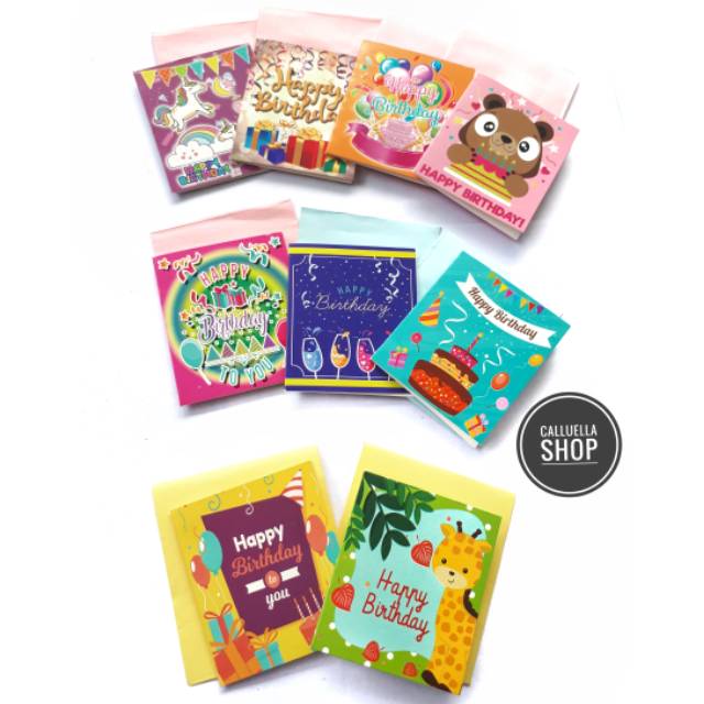 Jual KARTU UCAPAN ULANG TAHUN 1 | Bahan ulang tahun | Shopee Indonesia
