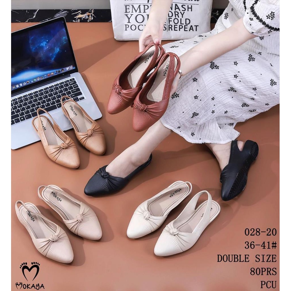 Jual Sepatu Sandal Tali Let Slop Jelly Wanita Ban Ikat Kerut Cantik ...