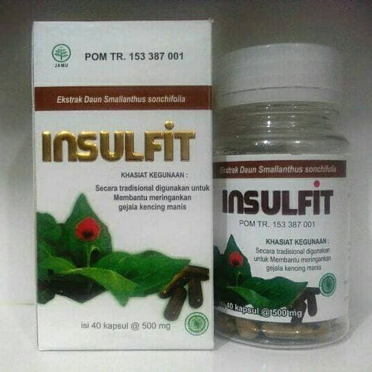 Jual INSULFIT ekstrak daun insulin obat gula darah diabetes | Shopee ...