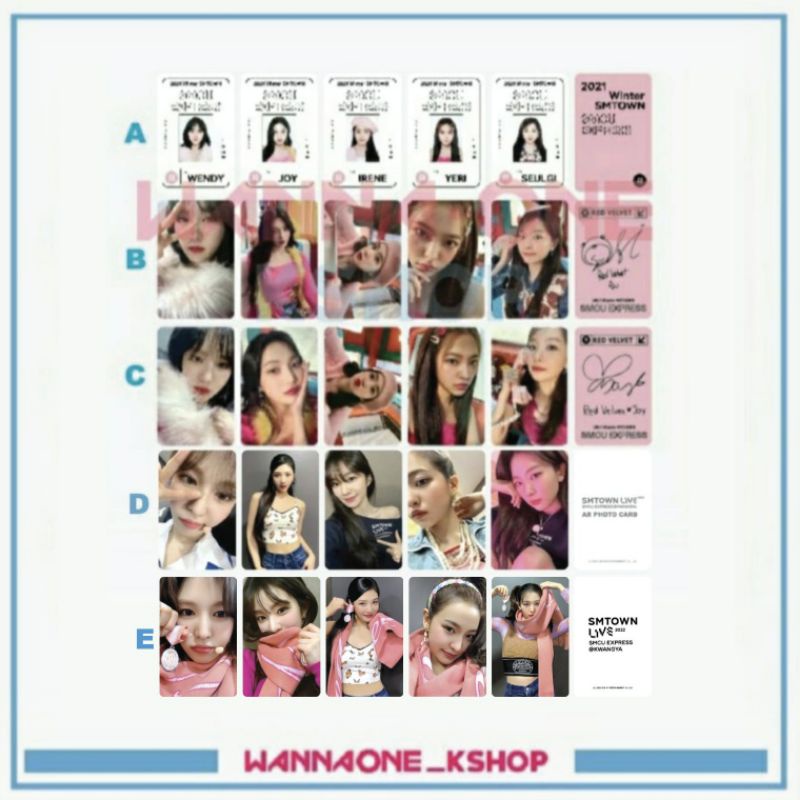 SMTOWN SMCU Red Velvet ウェンディ トレカ