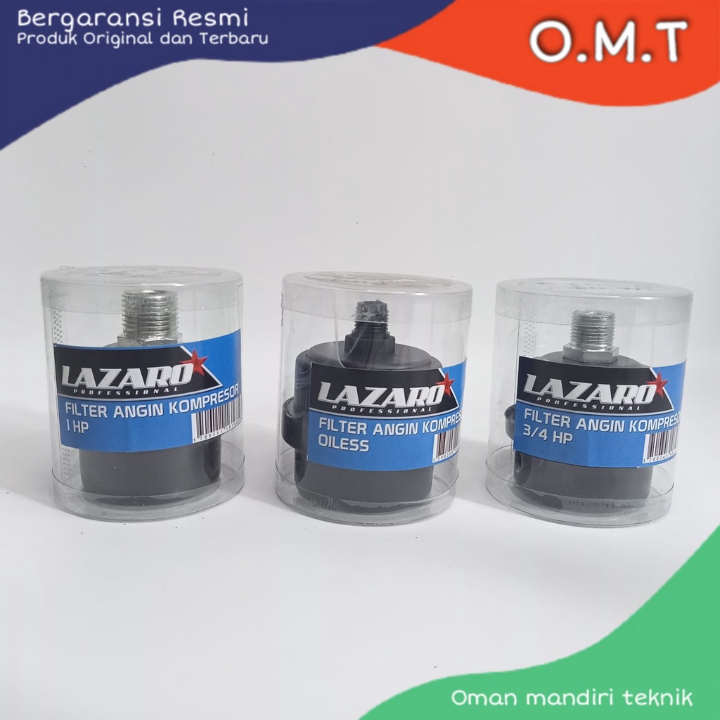 Jual FILTER ANGIN KOMPRESOR BESI SARINGAN UDARA KOMPRESOR LAZARO UKURAN ...