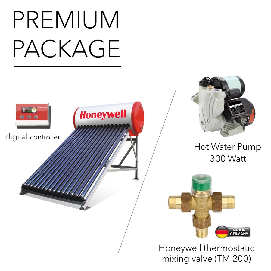 Jual Honeywell Solar Water Heater Kap 100L (PREMIUM PACKAGE ) Shopee