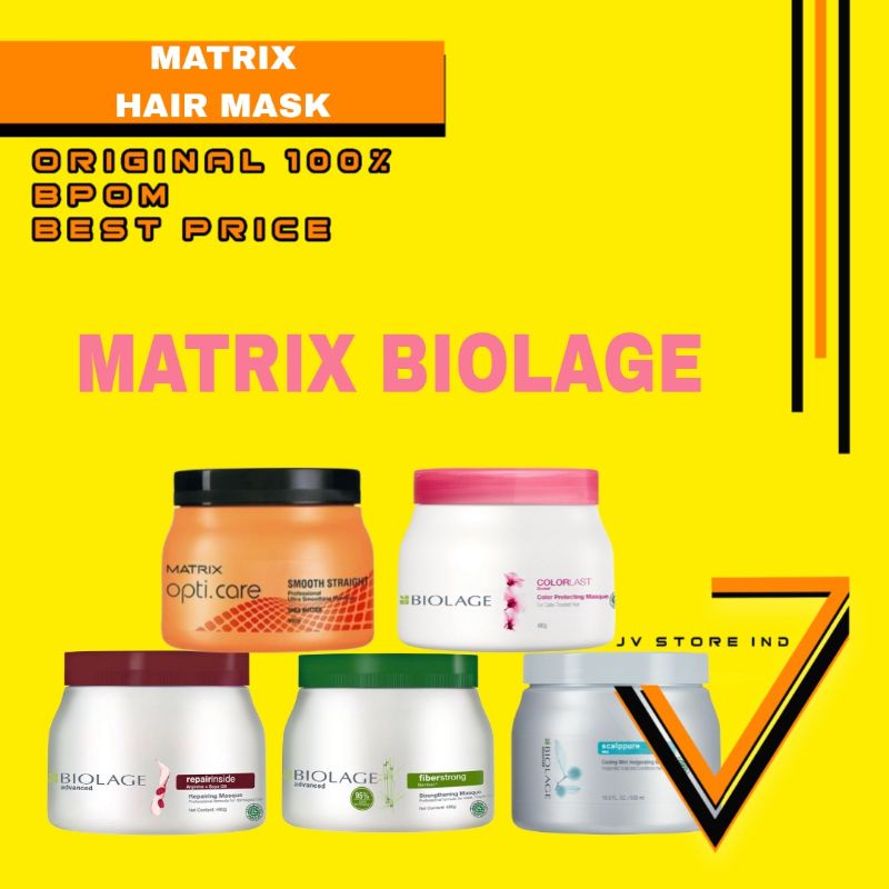 Jual Matrix Opti Care Mask 490gr Masker Perawatan Rambut Setelah Smoothing Shopee Indonesia 