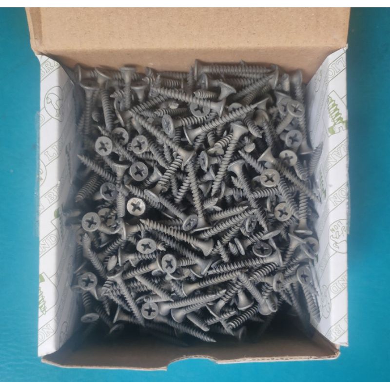 Jual Baut Skrup Gypsum Plafond Drywall Screw 6x1 1/4 panjang 3 cm/30 mm ...