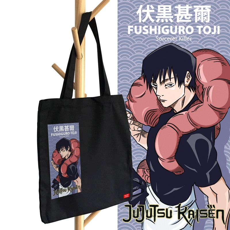 Jual Jujutsu Kaisen Totebag Anime Premium Toji Fushiguro Edition ...