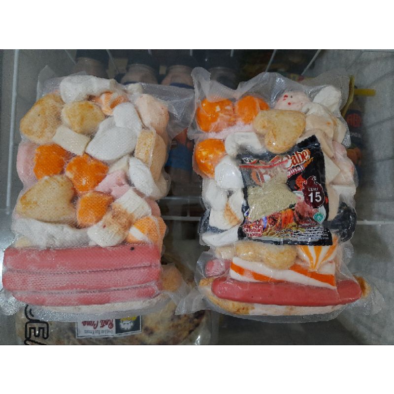 Jual Aneka Baso Seafood Mix 1kg 500gr Shopee Indonesia