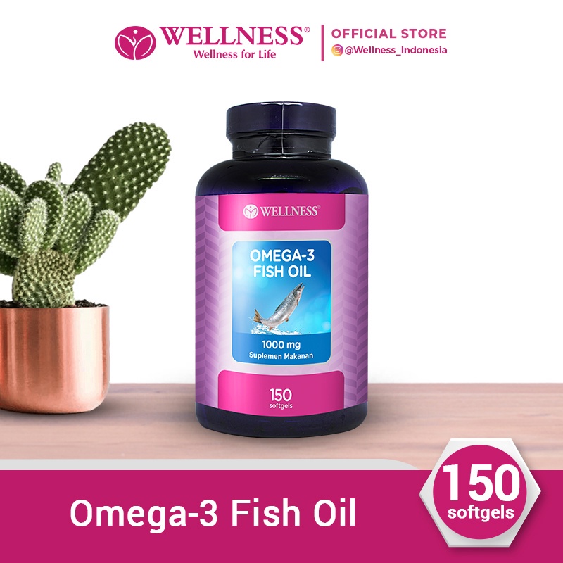 Jual Wellness Omega 3 1000mg (150) Shopee Indonesia