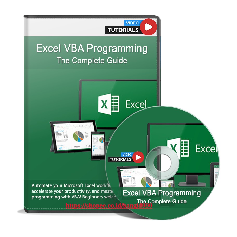 Jual VIDEO TUTORIAL EXCEL VBA PROGRAMMING - THE COMPLETE GUIDE | Shopee ...