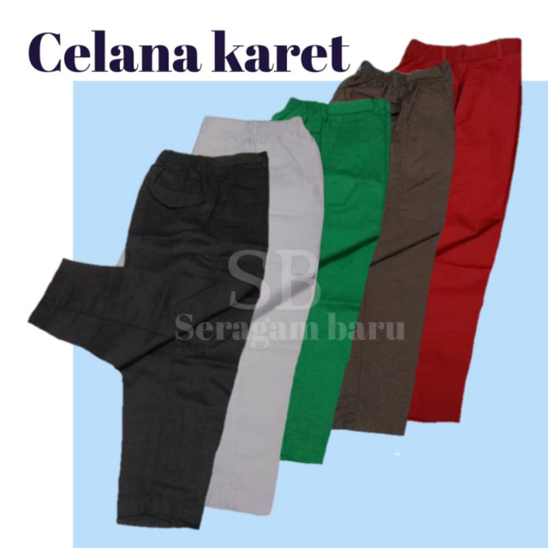 Jual Celana seragam sekolah SD karet belakang | Shopee Indonesia